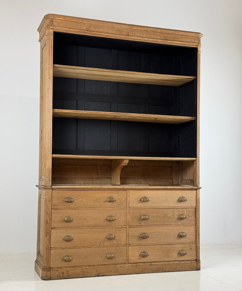 Oak Bookcase, Early 20th Century-photo-2