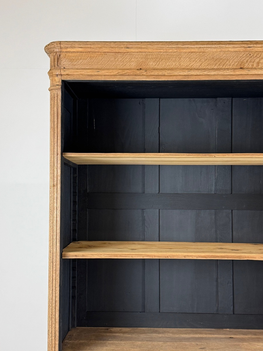 Oak Bookcase, Early 20th Century-photo-4