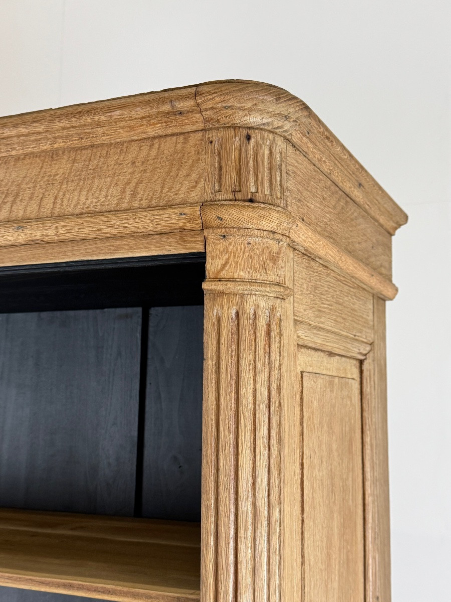 Oak Bookcase, Early 20th Century-photo-6