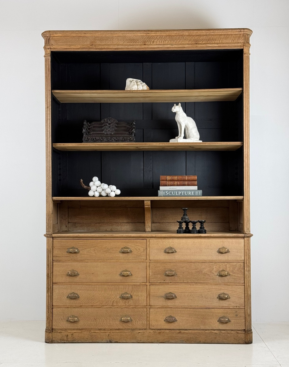 Oak Bookcase, Early 20th Century