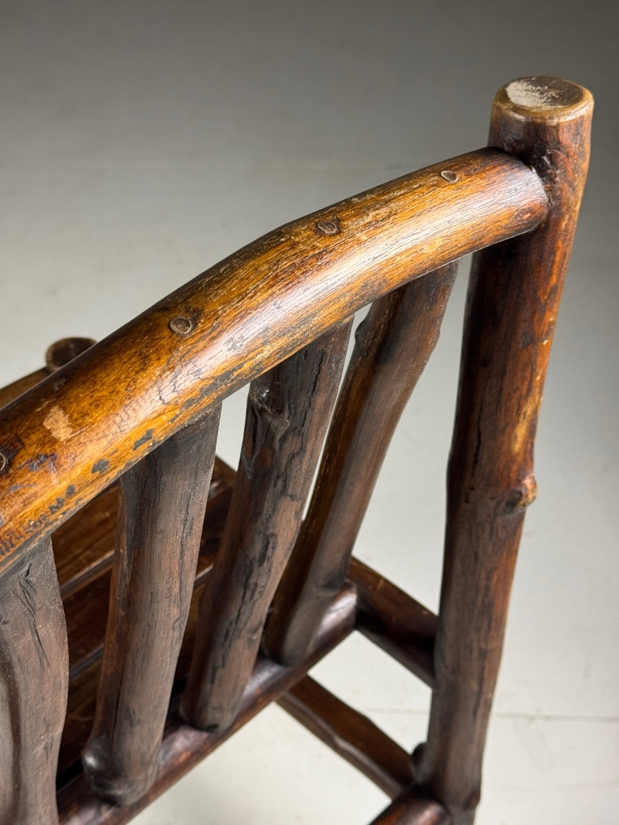 Vintage Rustic Dining Chairs-photo-4