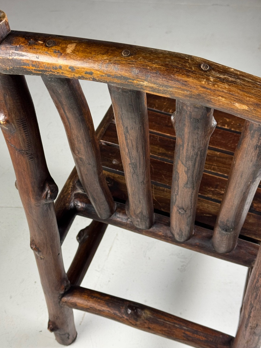 Vintage Rustic Dining Chairs-photo-6