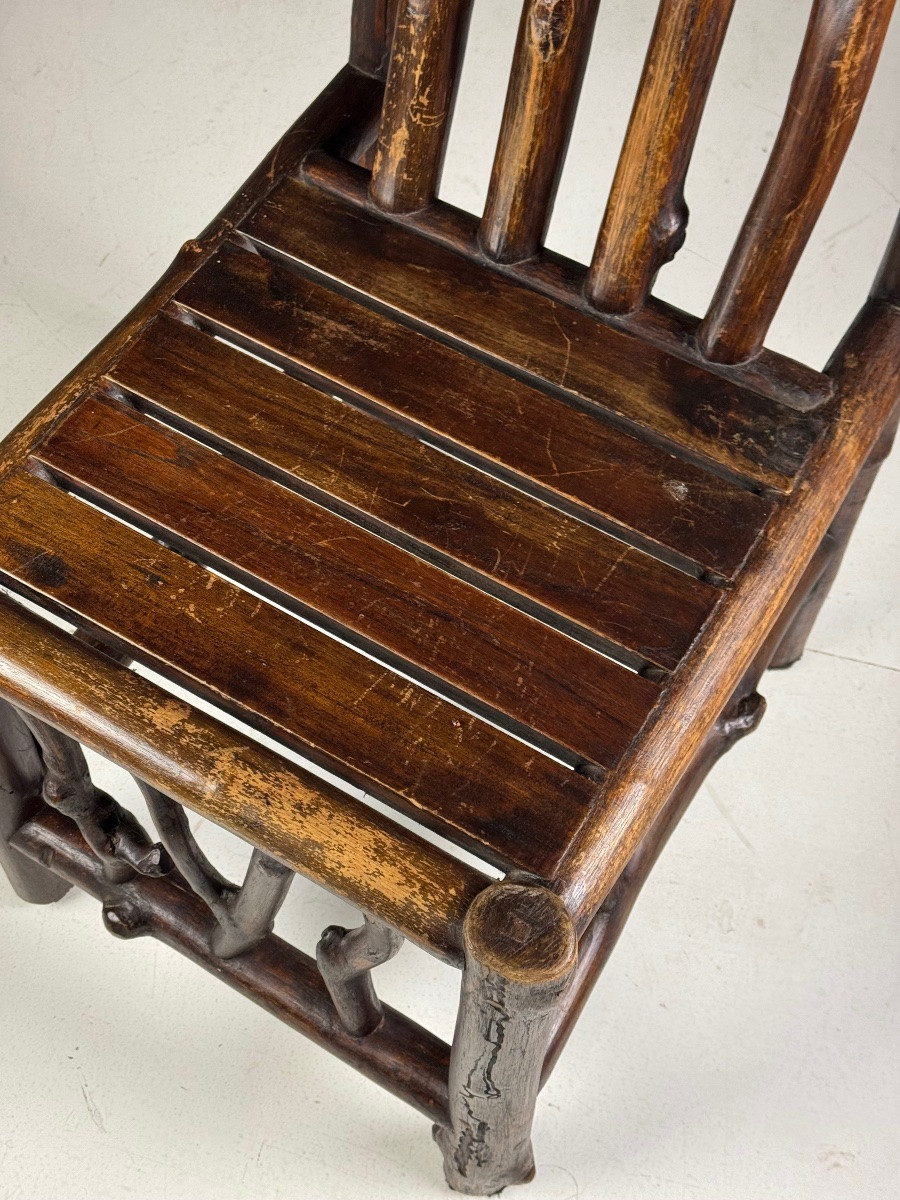 Vintage Rustic Dining Chairs-photo-8