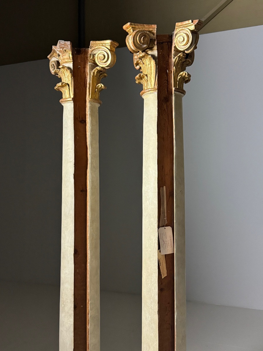 18th Century Columns With Gilded Capitals-photo-1