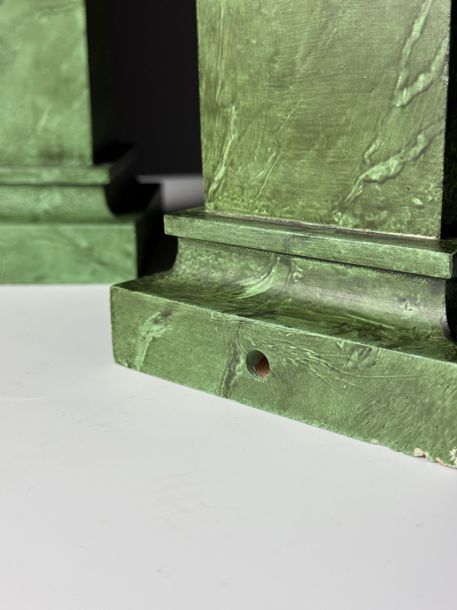 2x Faux Marbre Obelisk-photo-2