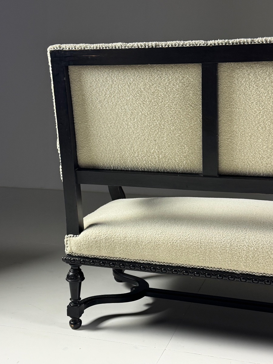 19th Century French Bench With Ram's Heads-photo-6