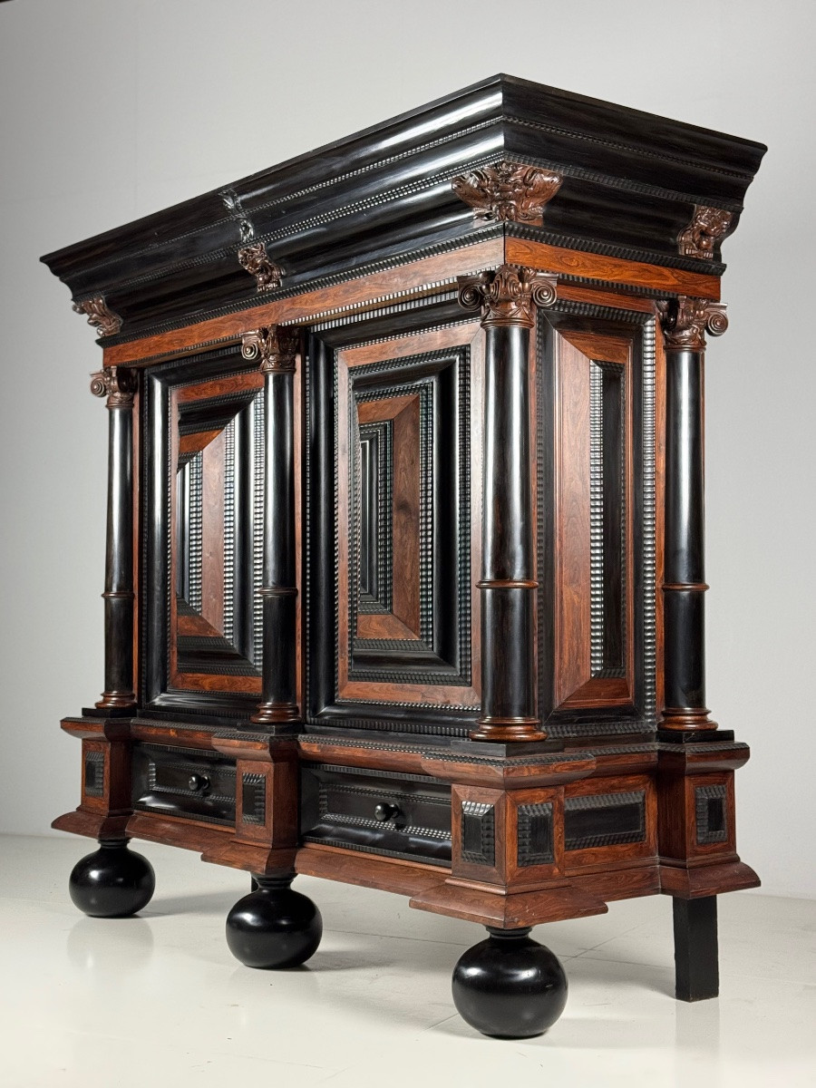 Cabinet Hollandais vers 1700 Bois de rose-photo-1