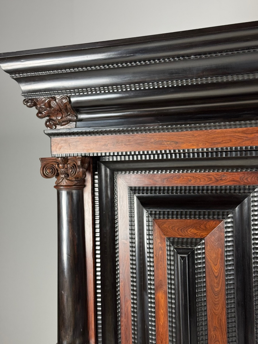 Cabinet Hollandais vers 1700 Bois de rose-photo-2