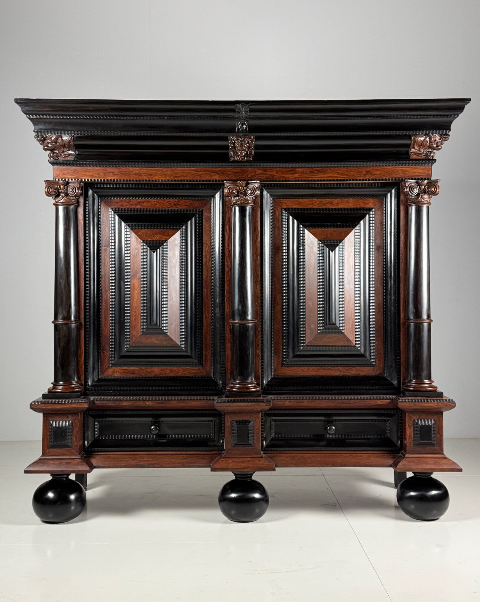 Cabinet Hollandais vers 1700 Bois de rose-photo-8