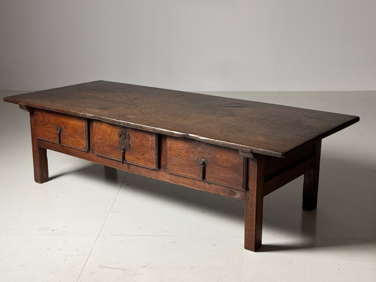 Table basse espagnole 18e siècle-photo-4