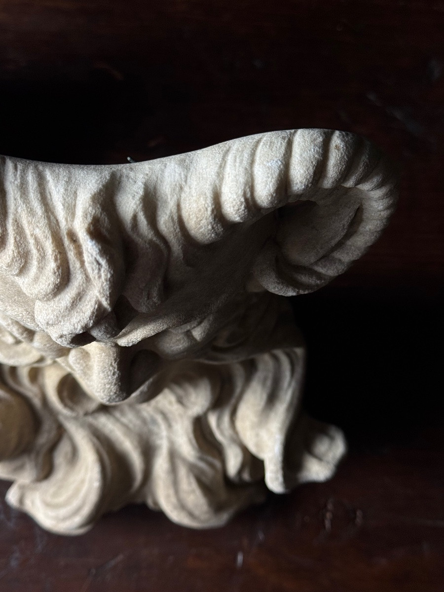 Italian Hand Carved Marble Masks By Satyr-photo-4