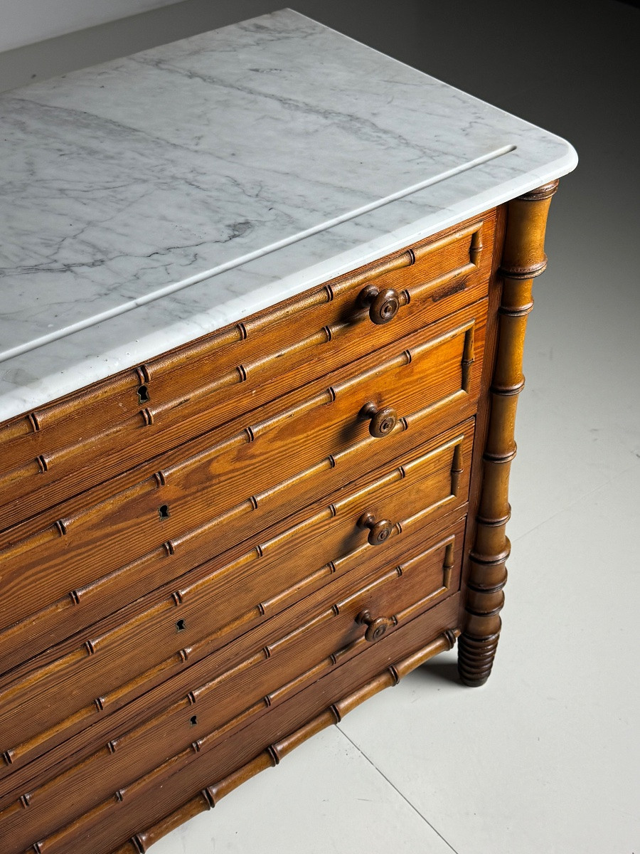 Faux Bamboo Commode-photo-2