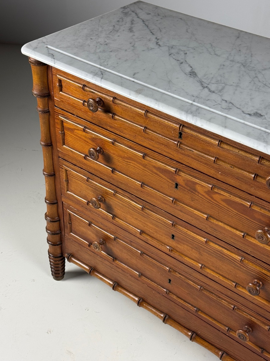 Faux Bamboo Commode-photo-4