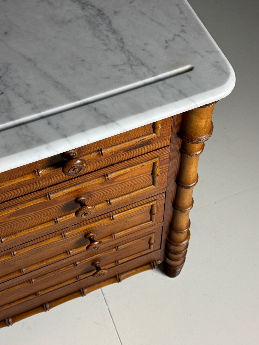 Faux Bamboo Commode-photo-1