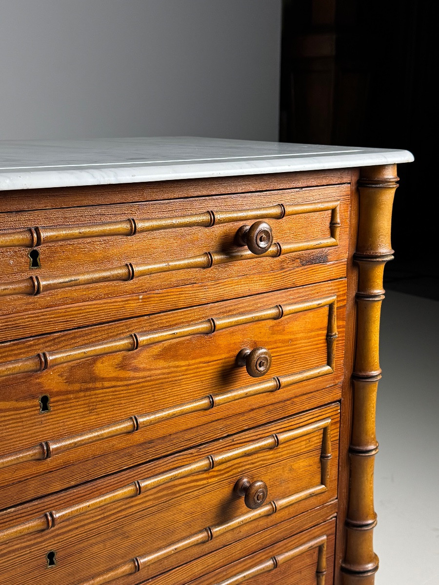 Faux Bamboo Commode-photo-2