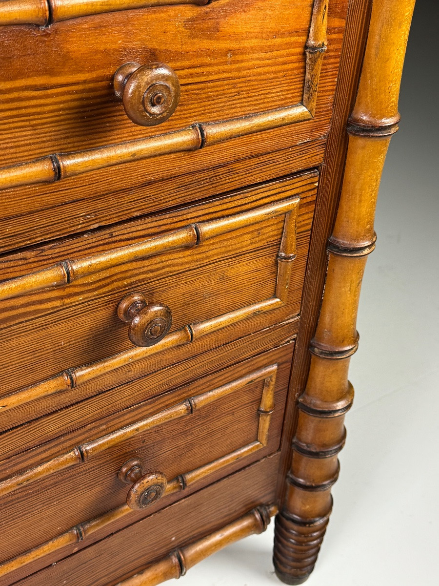 Faux Bamboo Commode-photo-3
