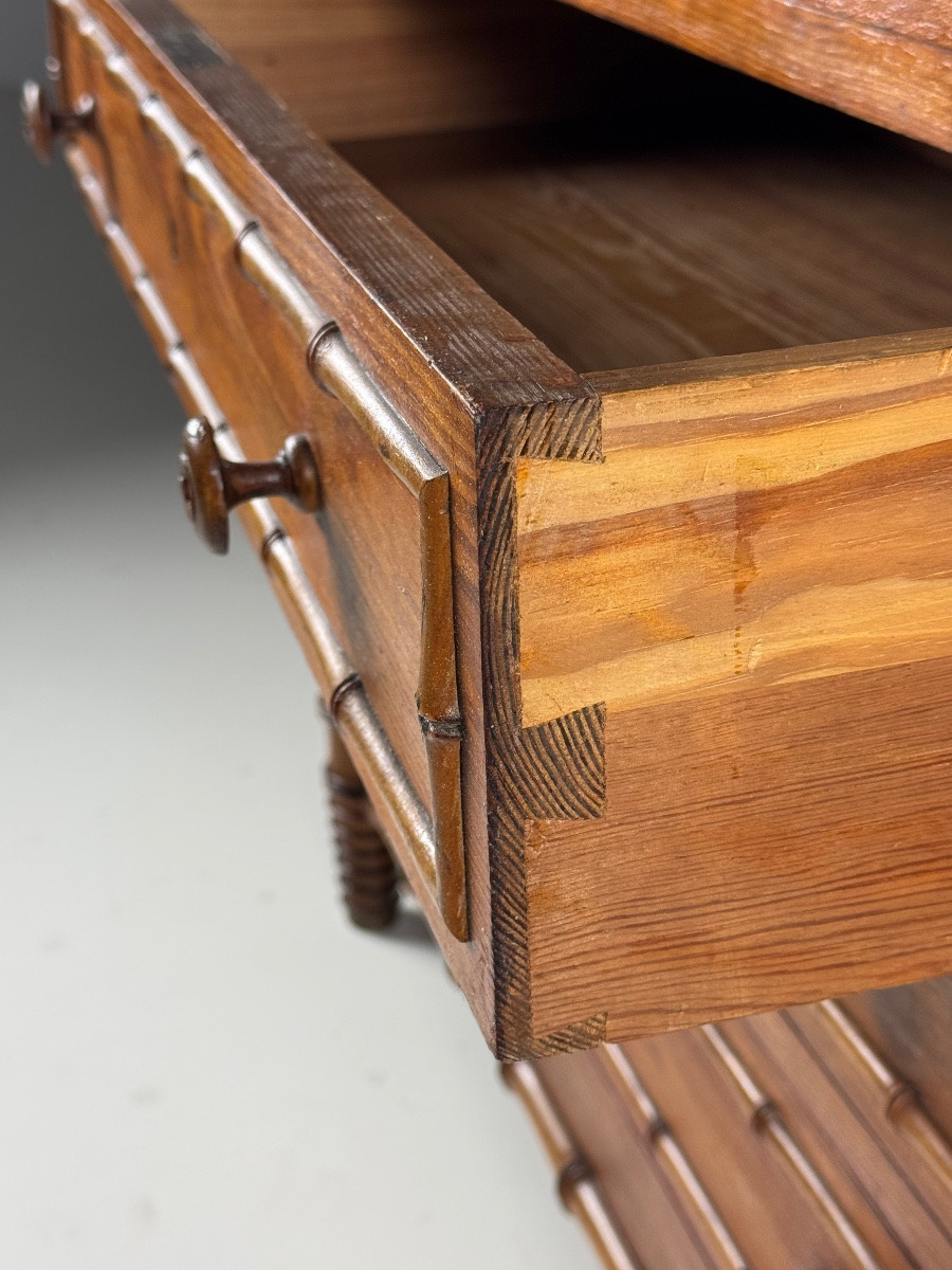 Faux Bamboo Commode-photo-4