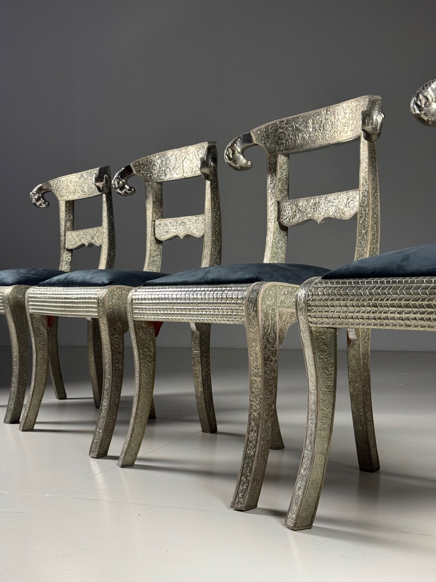 4 Indian Dowry Chairs-photo-4