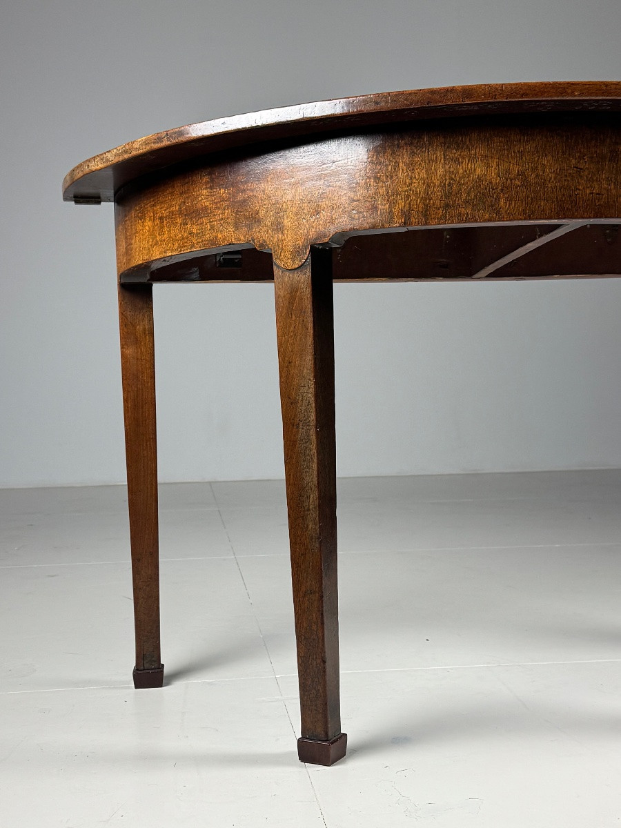 2 English Half-moon Tables-photo-4