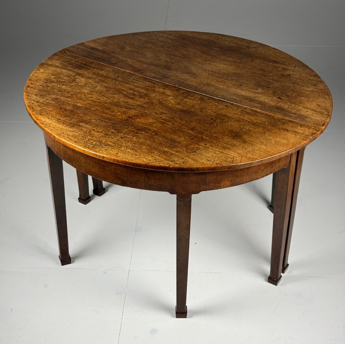 2 English Half-moon Tables