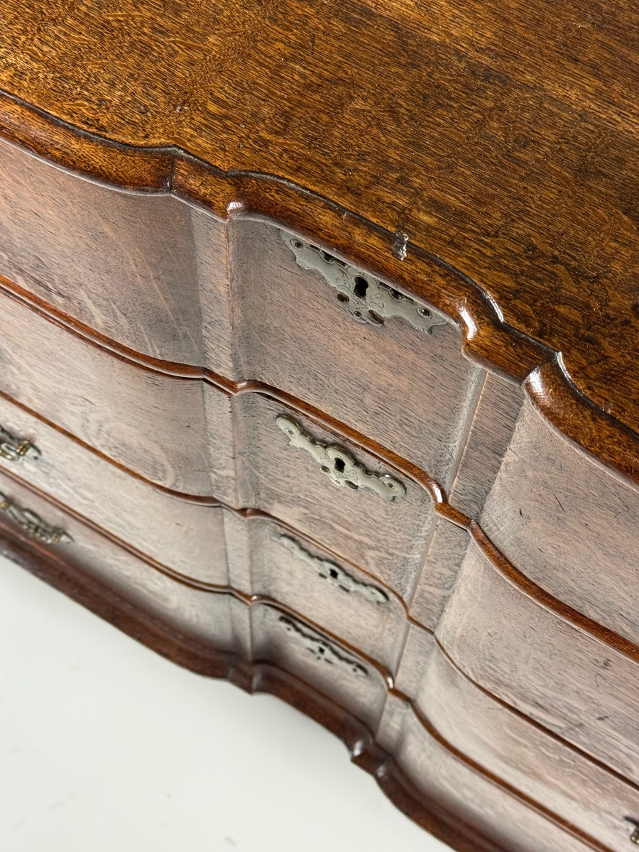 Commode hollandaise en chêne, 1760-photo-8