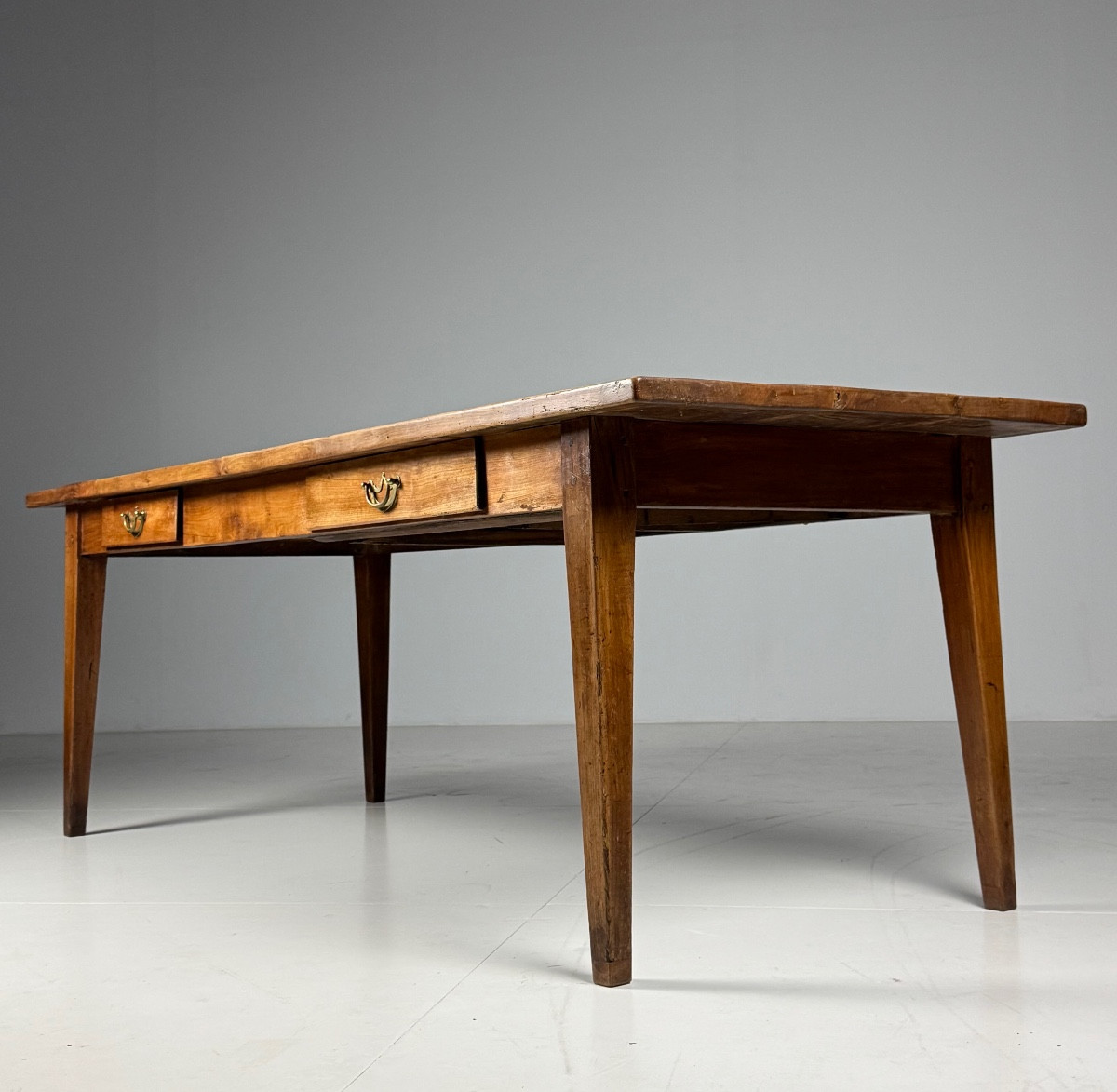 Table à manger française du XIXe siècle, 225 cm
