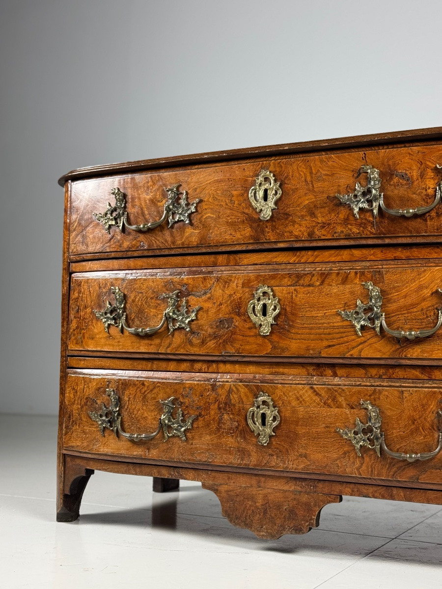 18th Century French Elm Chest Of Drawers-photo-3