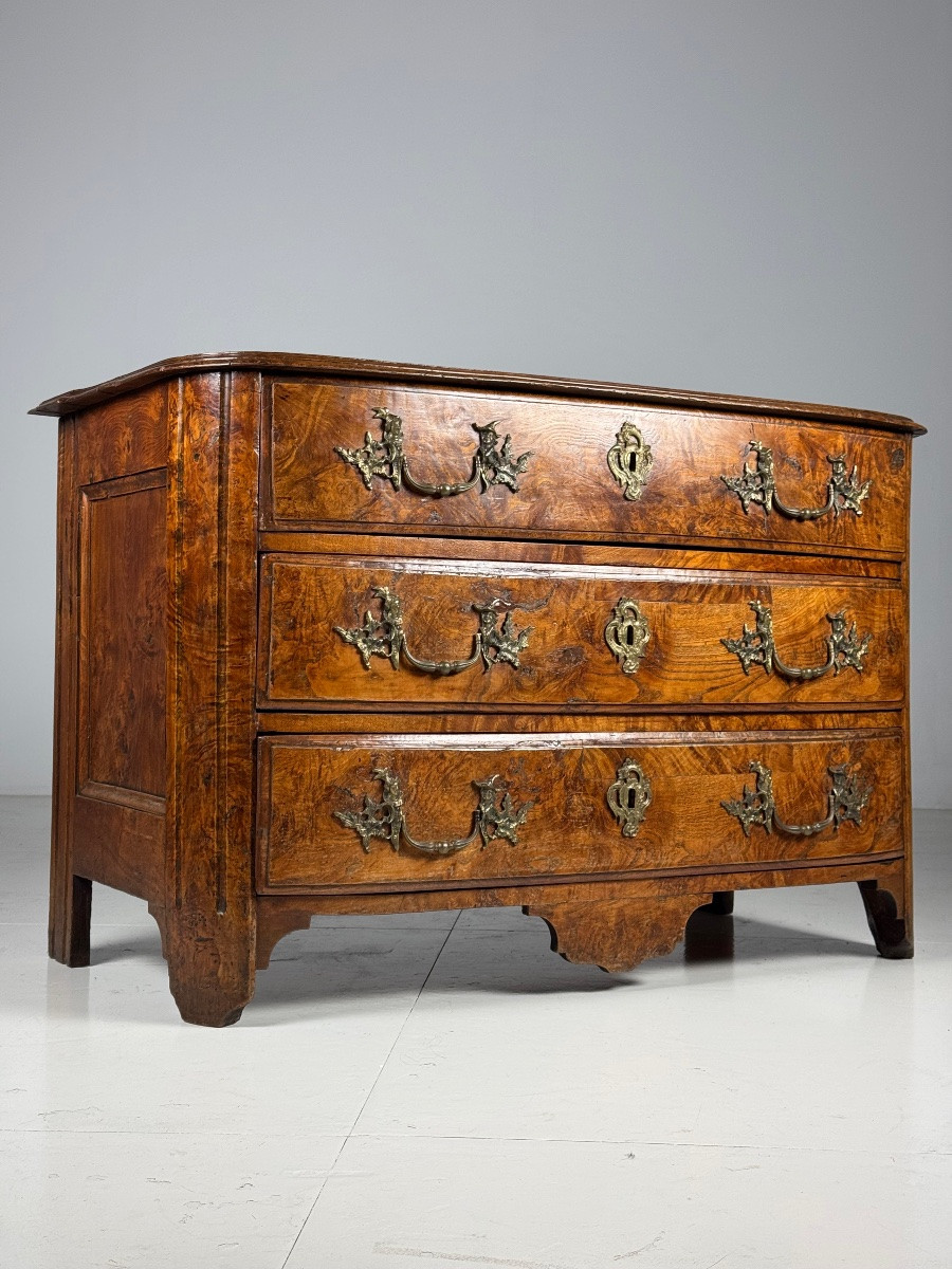 18th Century French Elm Chest Of Drawers-photo-2