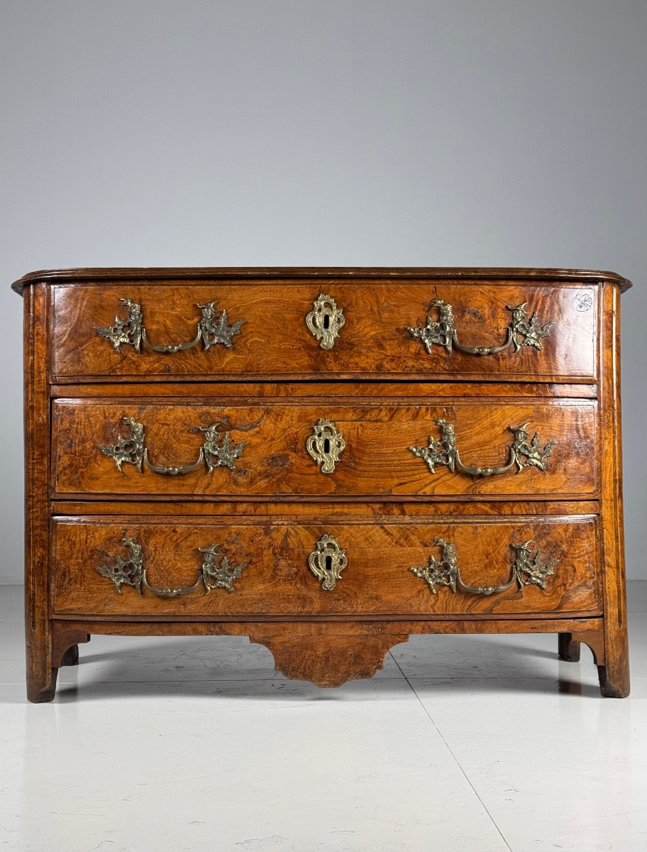 18th Century French Elm Chest Of Drawers-photo-8