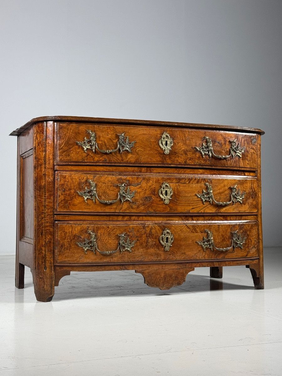 18th Century French Elm Chest Of Drawers