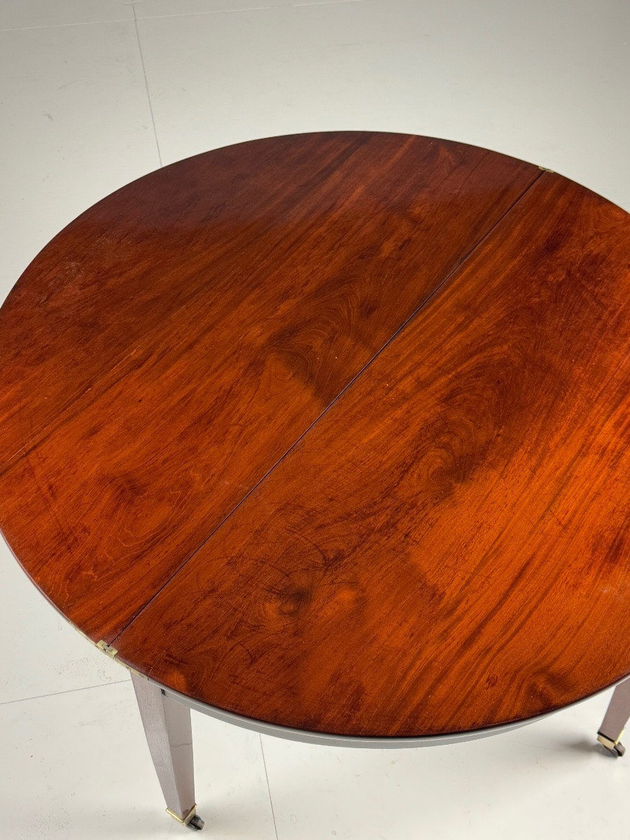 Table Latérale Empire En Demi-lune-photo-4