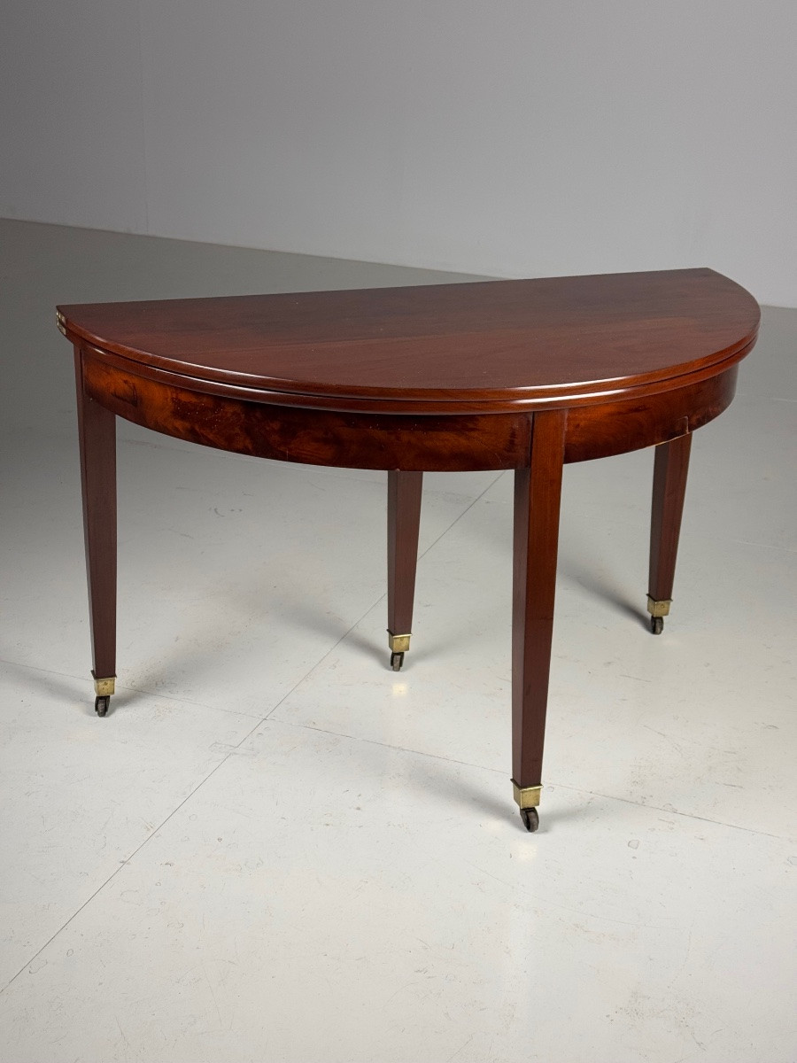 Table Latérale Empire En Demi-lune-photo-6