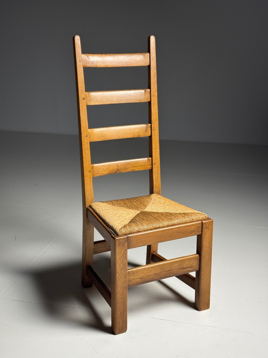 6 chaises de salle à manger vintage -photo-2