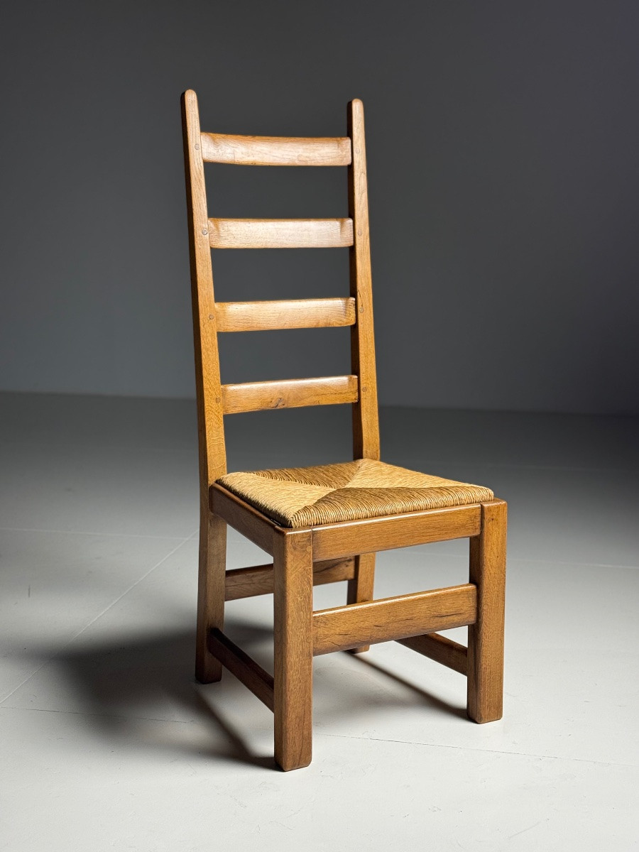 6 chaises de salle à manger vintage -photo-2