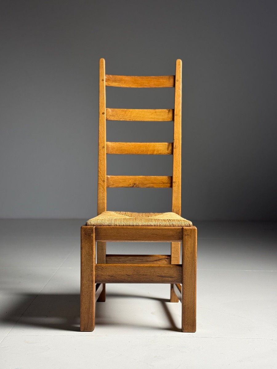 6 chaises de salle à manger vintage -photo-3