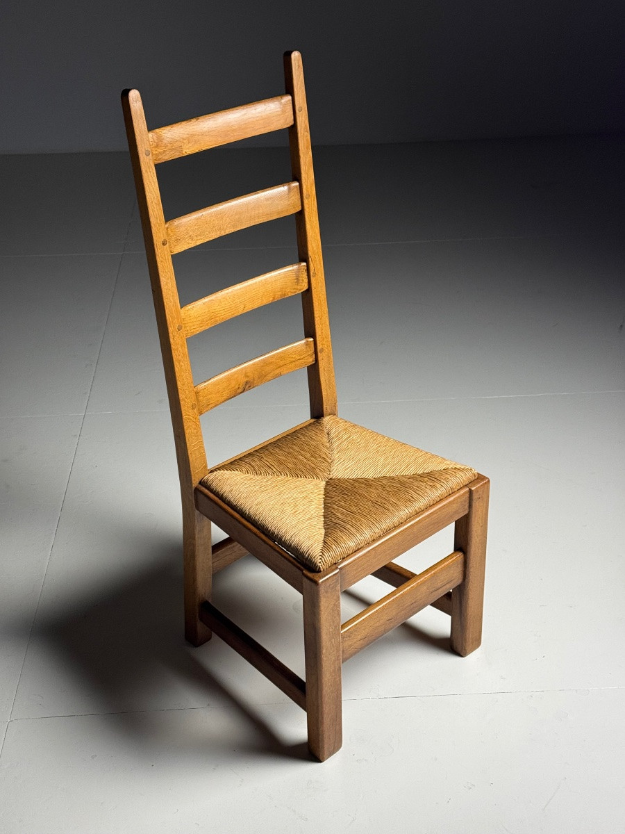 6 chaises de salle à manger vintage -photo-7