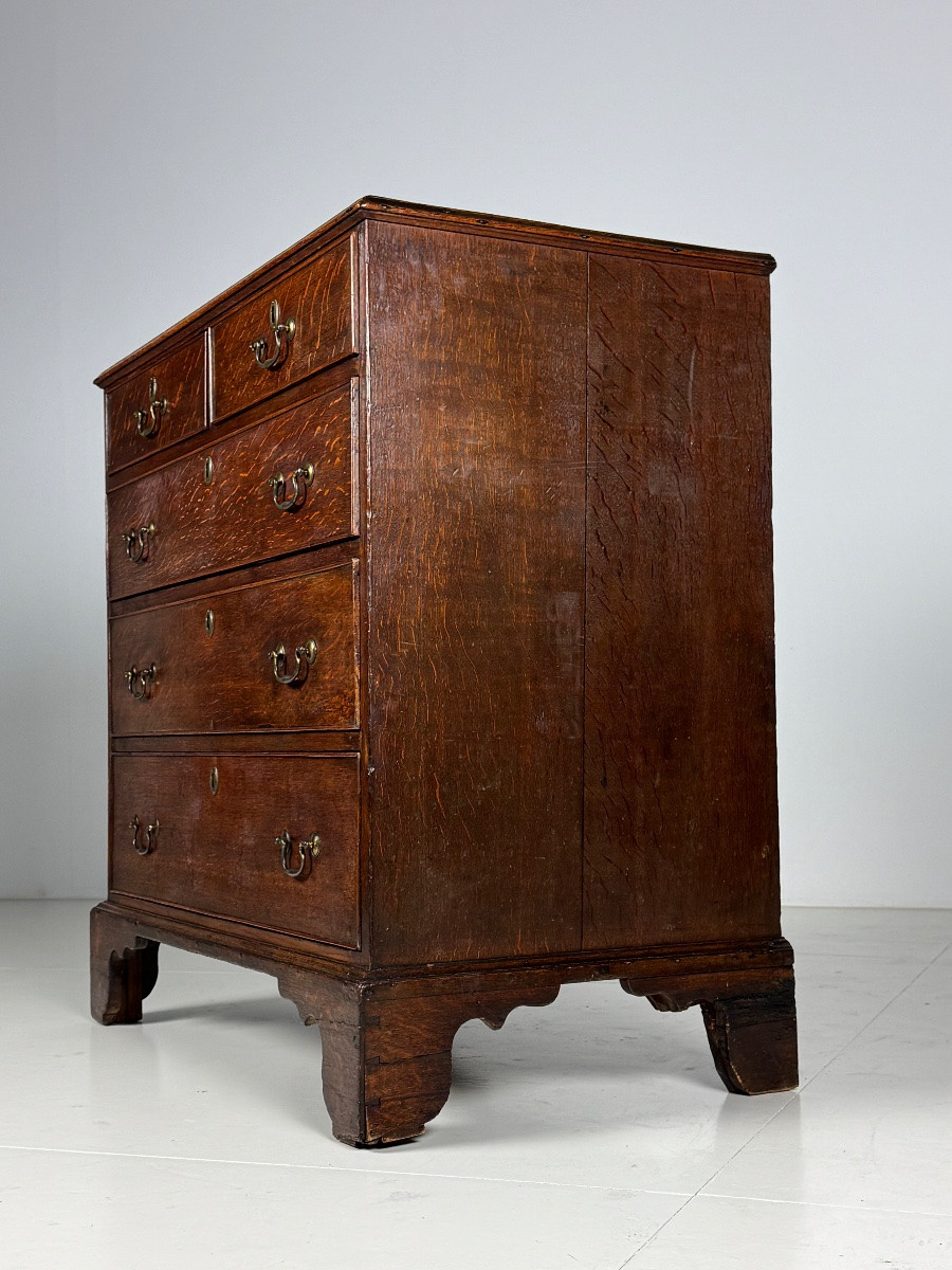 English Oak Chest Of Drawers Circa 1800-photo-8