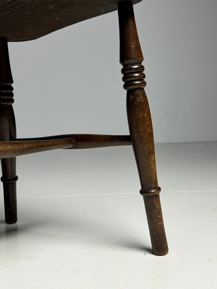 Ensemble de 4 chaises Windsor anglaises-photo-4