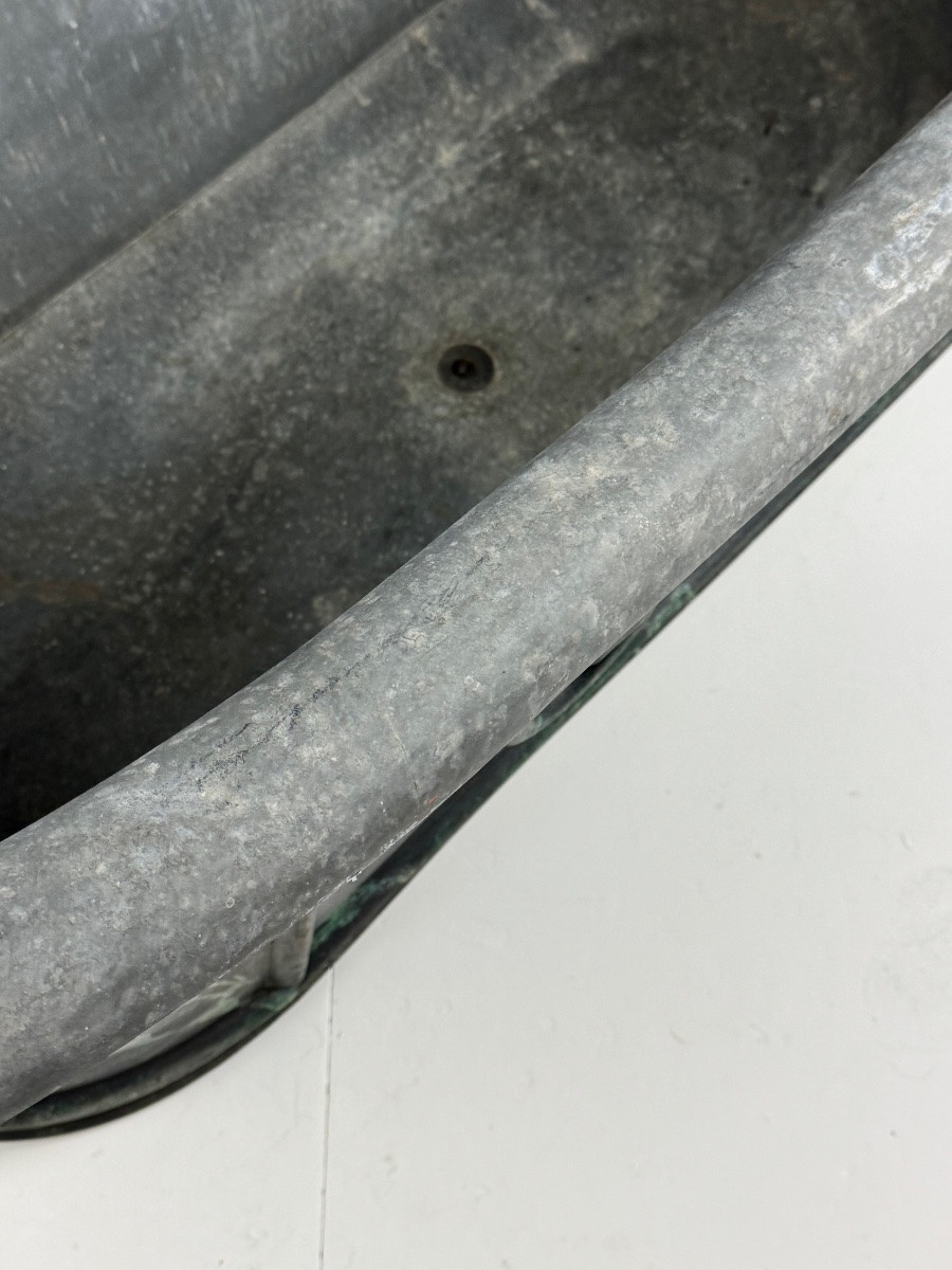 French Faux Marble Bath Ca. 1900-photo-5