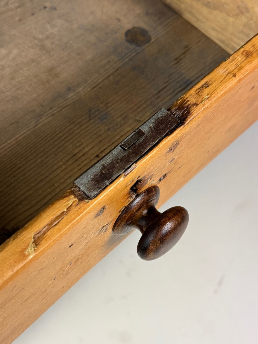 English Pine Chest Of Drawers, 19th Century-photo-3