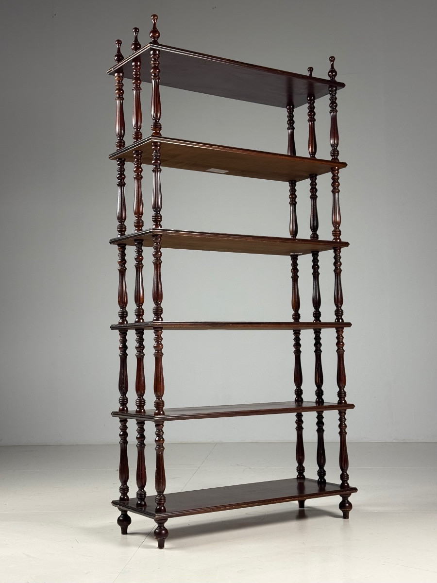 Etagère Bookcase Mahogany-photo-2