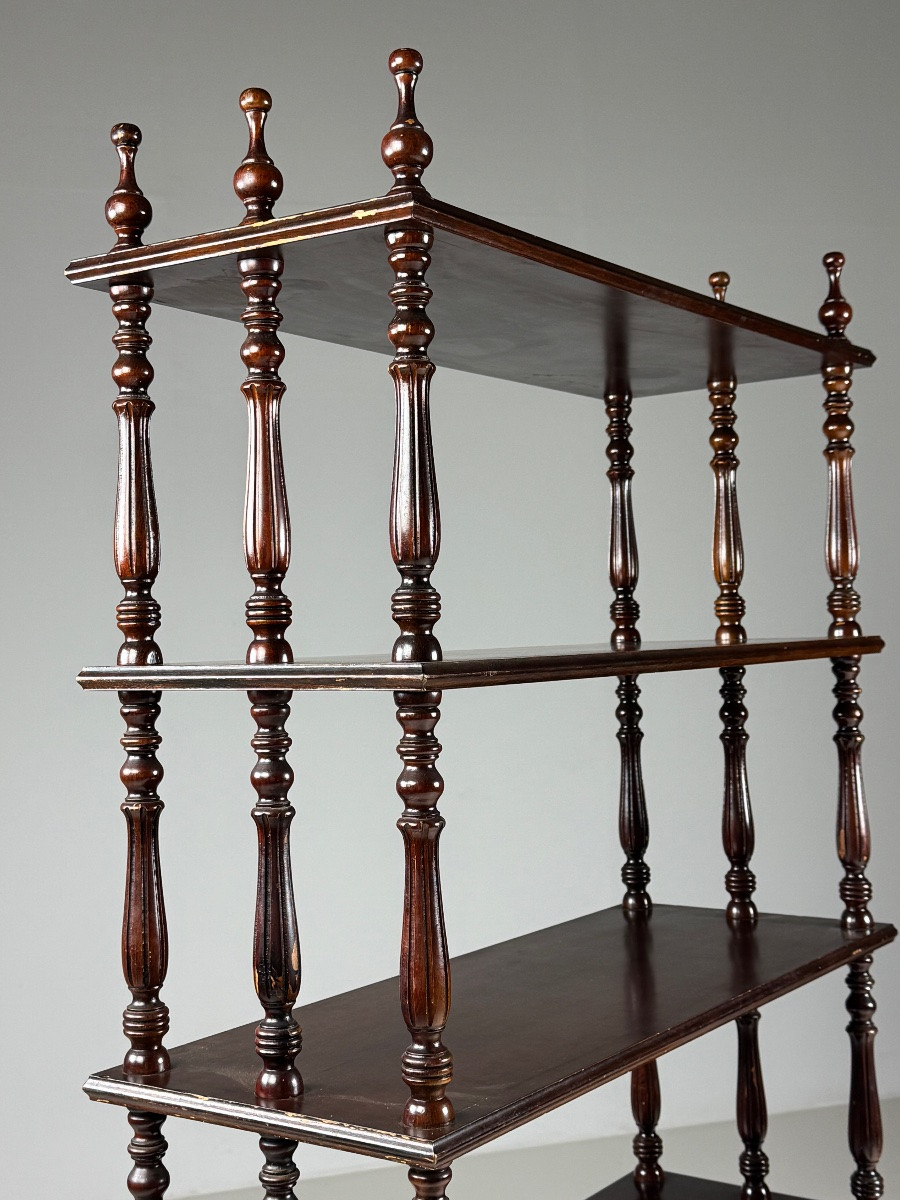 Etagère Bookcase Mahogany-photo-7