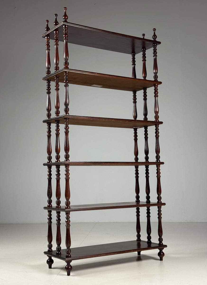 Etagère Bookcase Mahogany