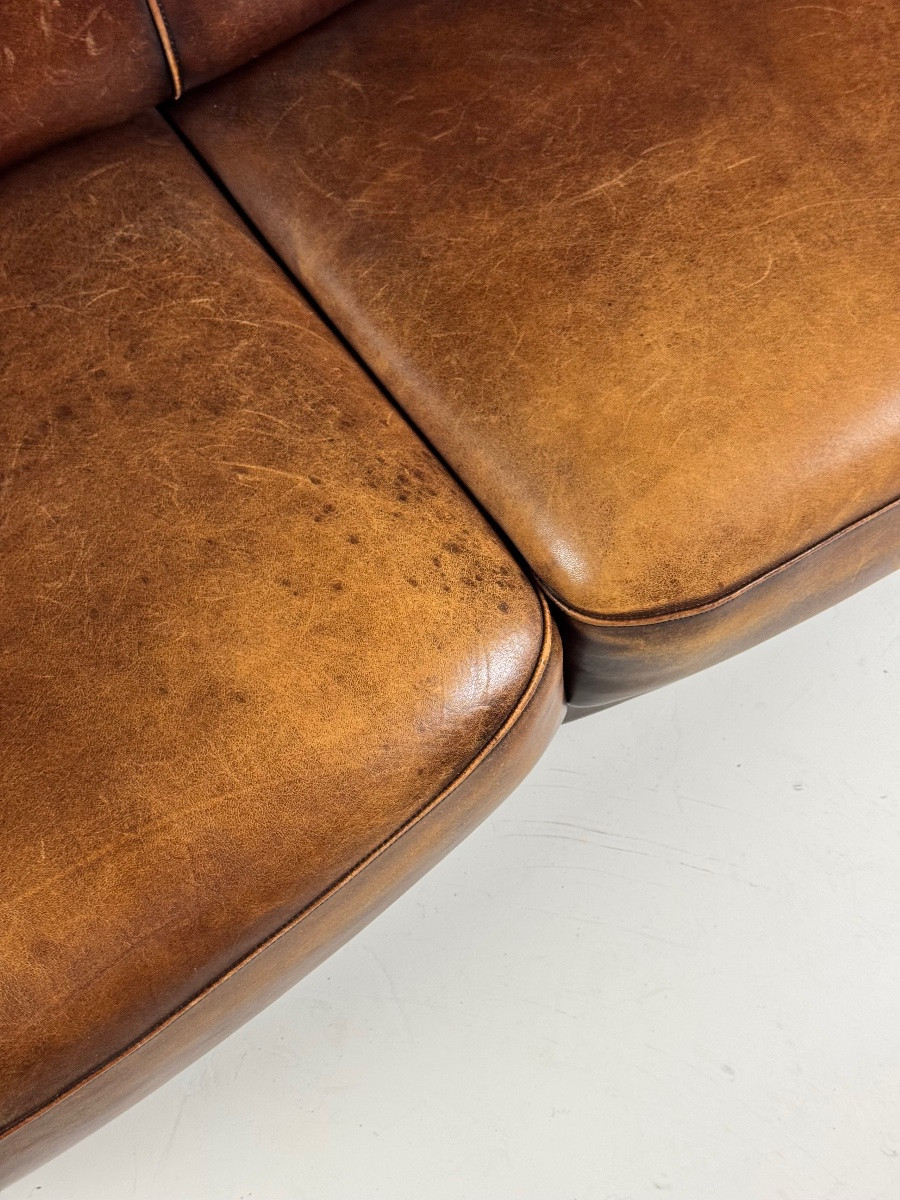 Canapé en peau de mouton-photo-7