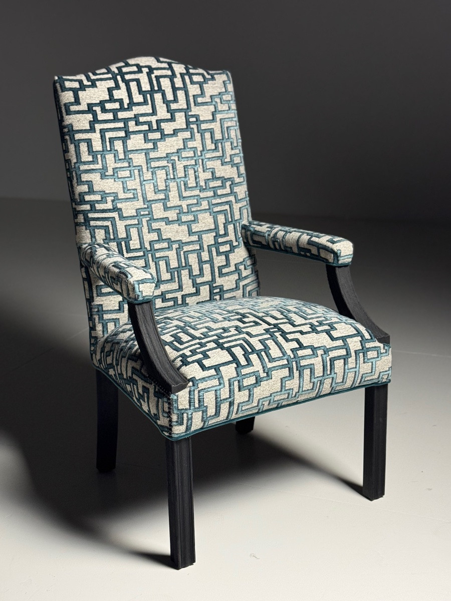 Lot de 8 chaises de salle à manger classiques belges-photo-2