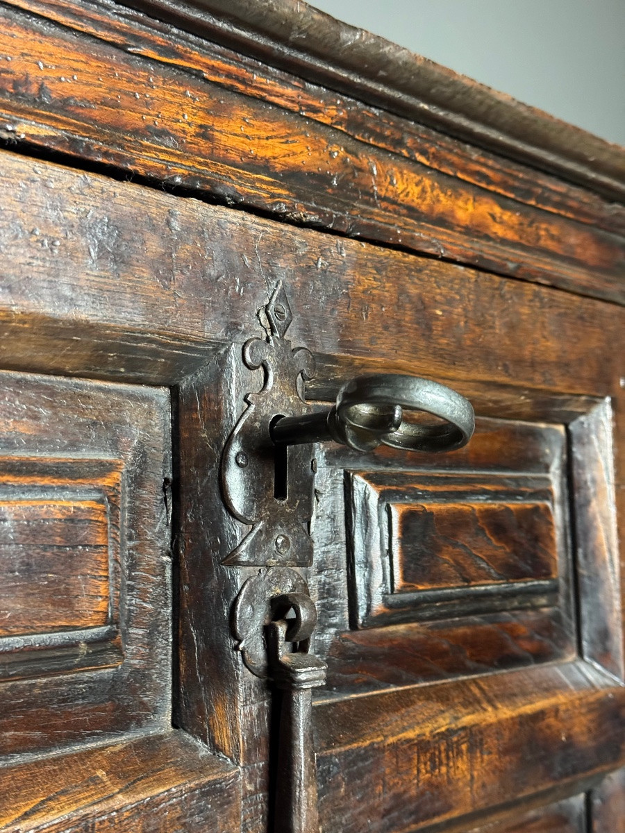 Spanish Cabinet, Circa 1700, In Walnut-photo-3