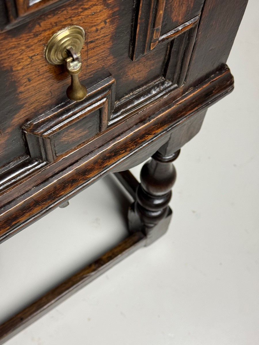 Console anglaise en chêne du 17ème siècle-photo-5