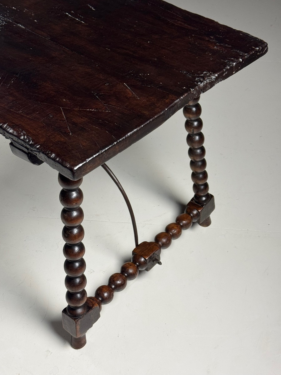 18th Century Spanish Bobbin Table-photo-8
