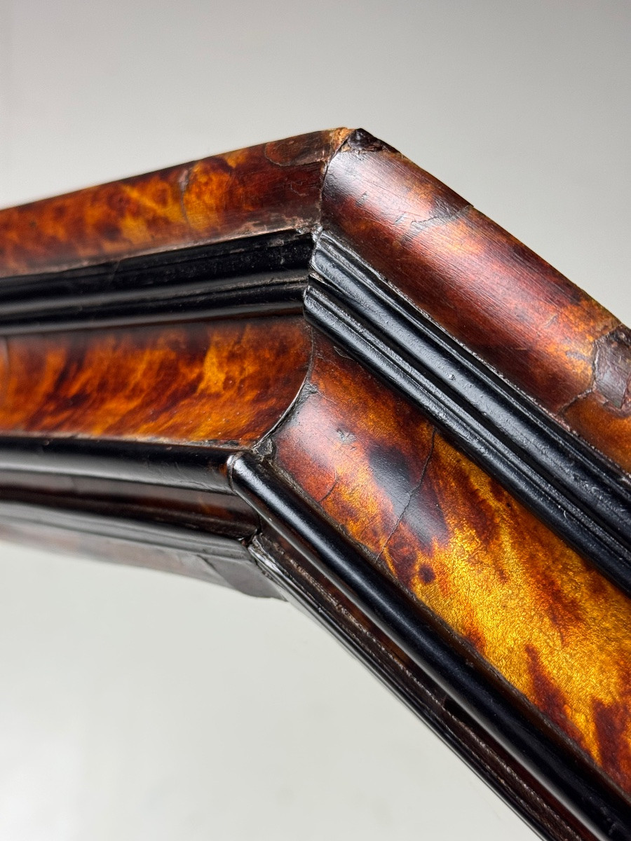 Octagonal Tortoise Mirror, Circa 1800-photo-3