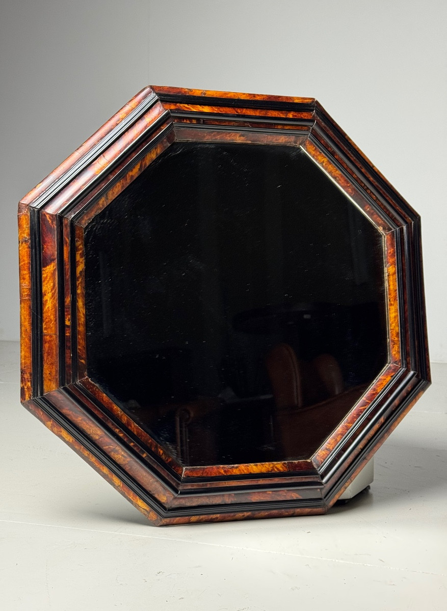 Octagonal Tortoise Mirror, Circa 1800